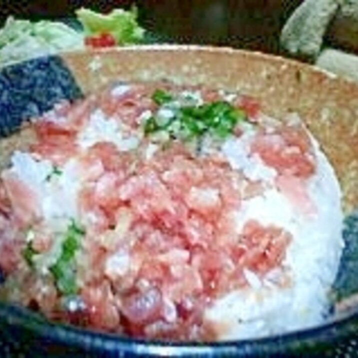 ちょっと一手間☆ねぎとろ丼